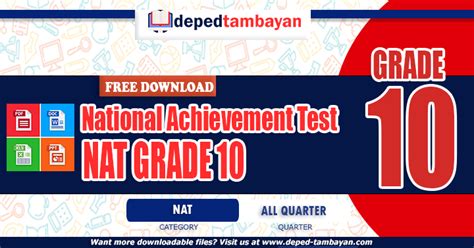 DepEd to administer Nat’l Achievement Test for Grade 10 on June 27.